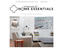 Tablet Screenshot of interiorsbyhomeessentials.com